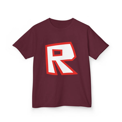 Bold Initial Kids Tee - Fun Casual Wear, Personalized Gift, Birthday Outfit, Everyday Playtime, School Spirit Apparel