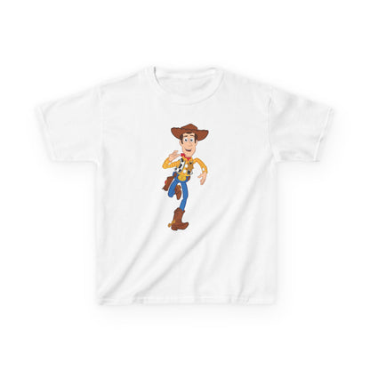 Whimsical Cowboy Kids Tee, Fun Graphic Tee, Kids Casual Wear, Adventure Shirt, Gift for Children, Birthday Outfit, Playful Apparel