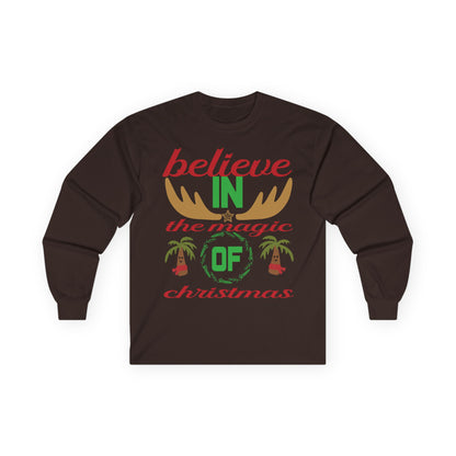 Believe in the Magic of Christmas Long Sleeve Tee, Holiday Apparel, Unisex Christmas Shirt, Festive Holiday Gift, Winter Clothing, [...]