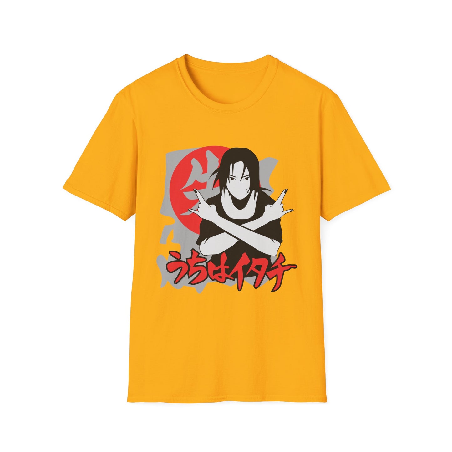 Unisex Softstyle Anime T-Shirt - Iconic Itachi Design