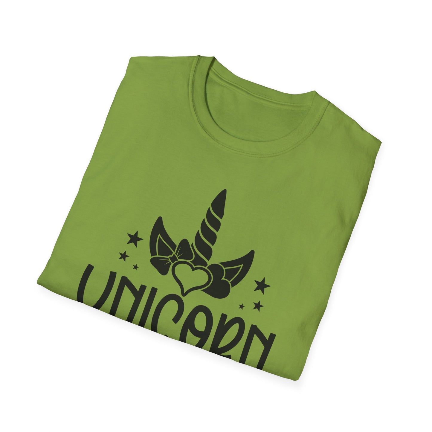 Unicorn Girl Softstyle T-Shirt for Kids & Teens - Cute Fantasy Tee