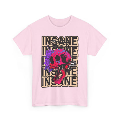 Edgy Skull Art Unisex Heavy Cotton Tee - Perfect for Alternative Fashion Lovers