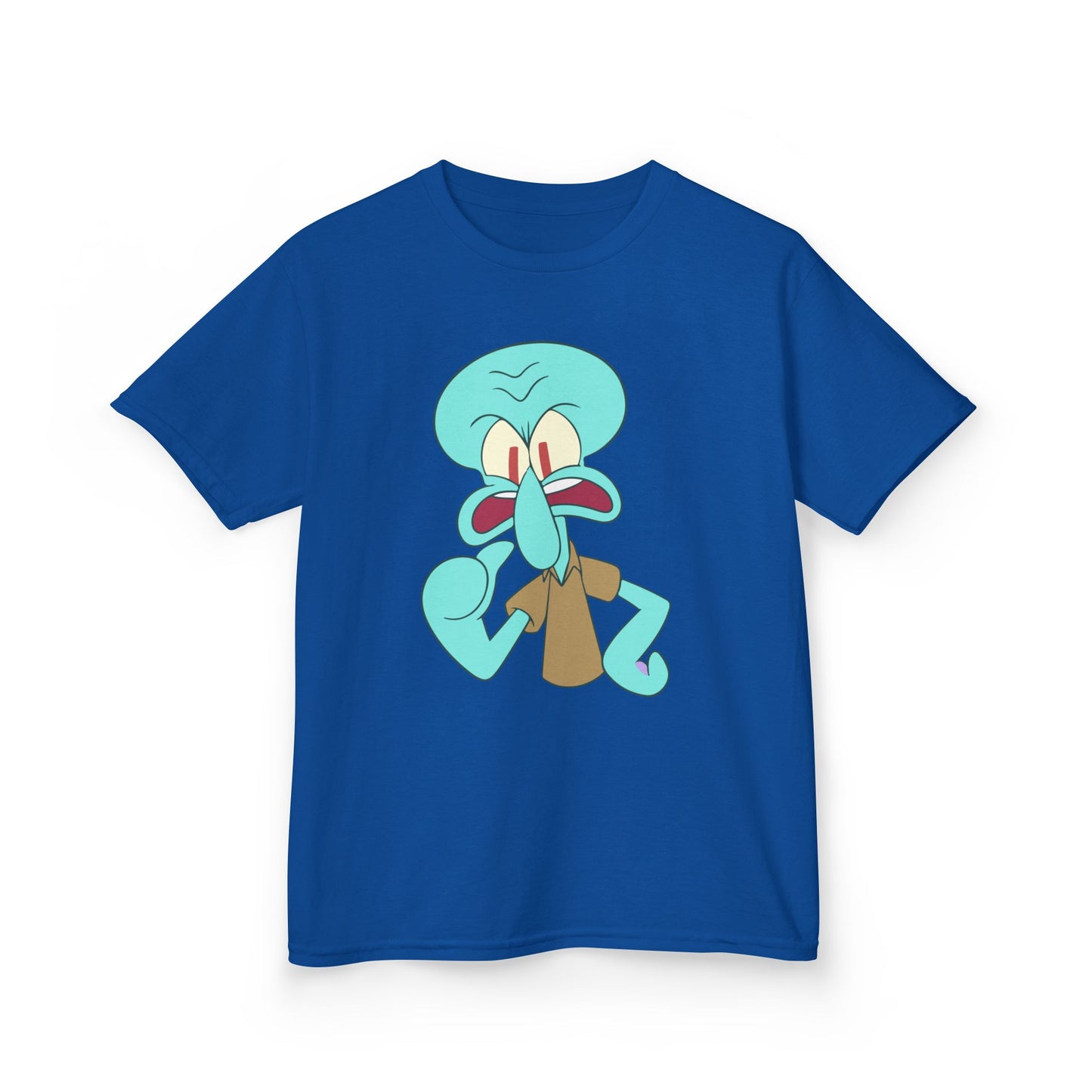 Squidward Kids T-Shirt, Fun Cartoon Tee, Gift for Kids, Summer Wear, Back to School, Birthday Gift, Playful Tee