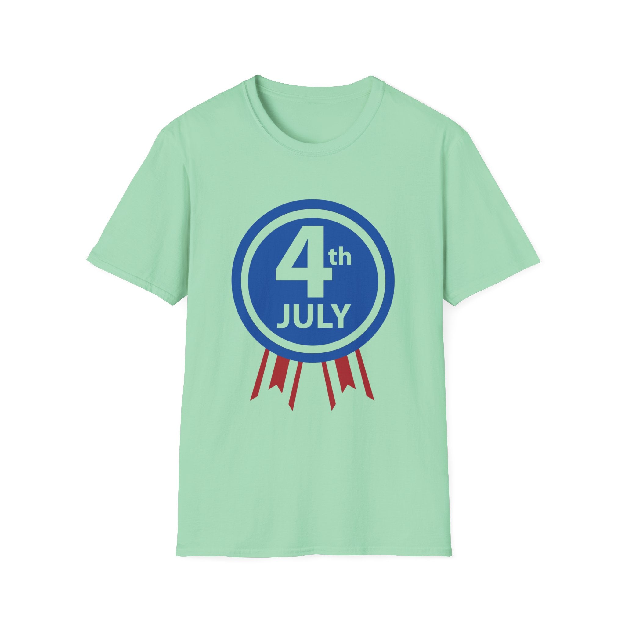 4th of July Unisex Softstyle T-Shirt, Independence Day Tee, Patriotic Shirt, July 4th Celebration T-Shirt, USA Pride Clothing