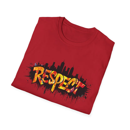 Respect Graphic Unisex T-Shirt, Urban Style Tee, Streetwear Top, Casual Wear, Gift for Friends, Stylish Statement Shirt