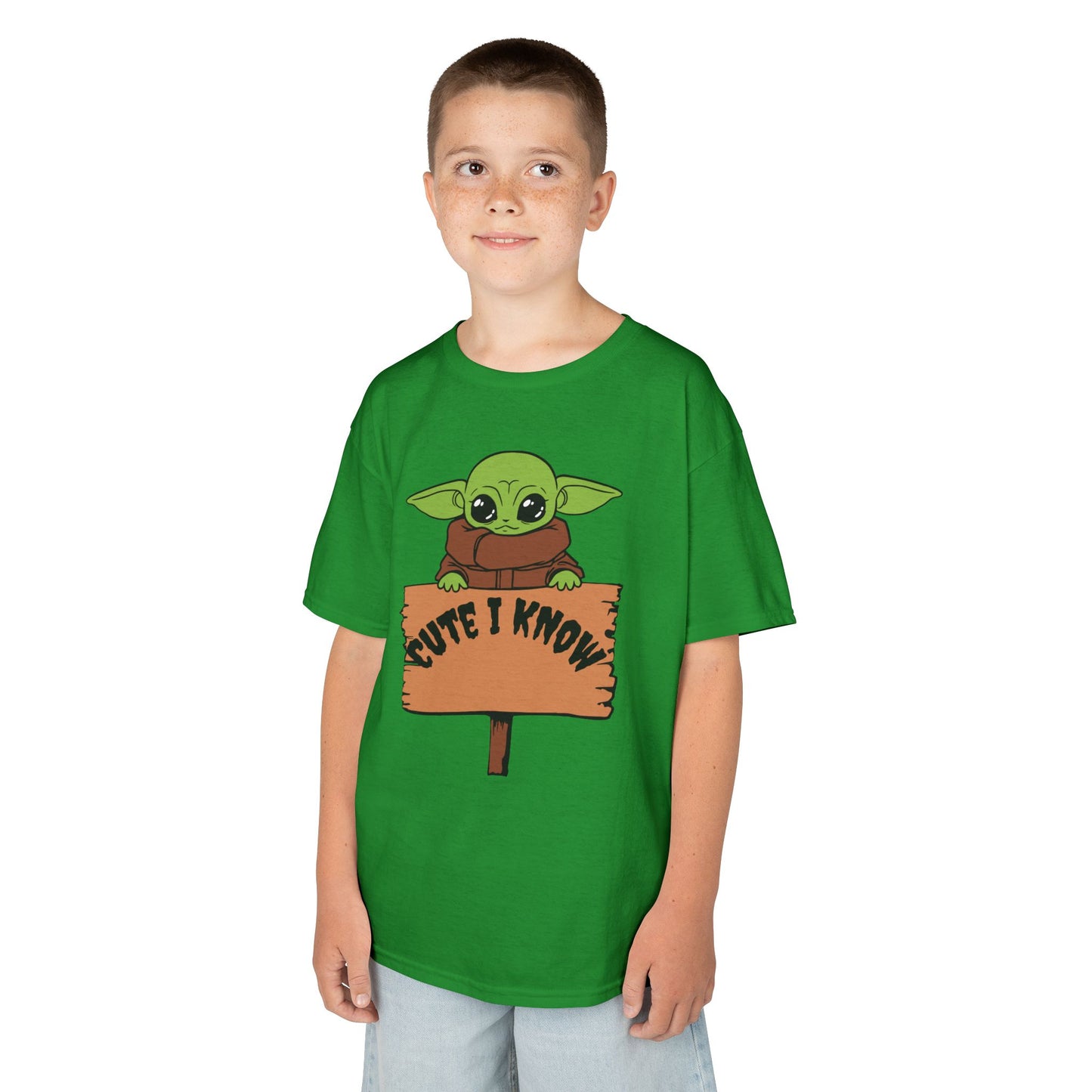 Cute Baby Alien Kids Tee - "Cute I Know" Design for Trendy Kids