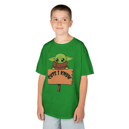 Cute Baby Alien Kids Tee - "Cute I Know" Design for Trendy Kids