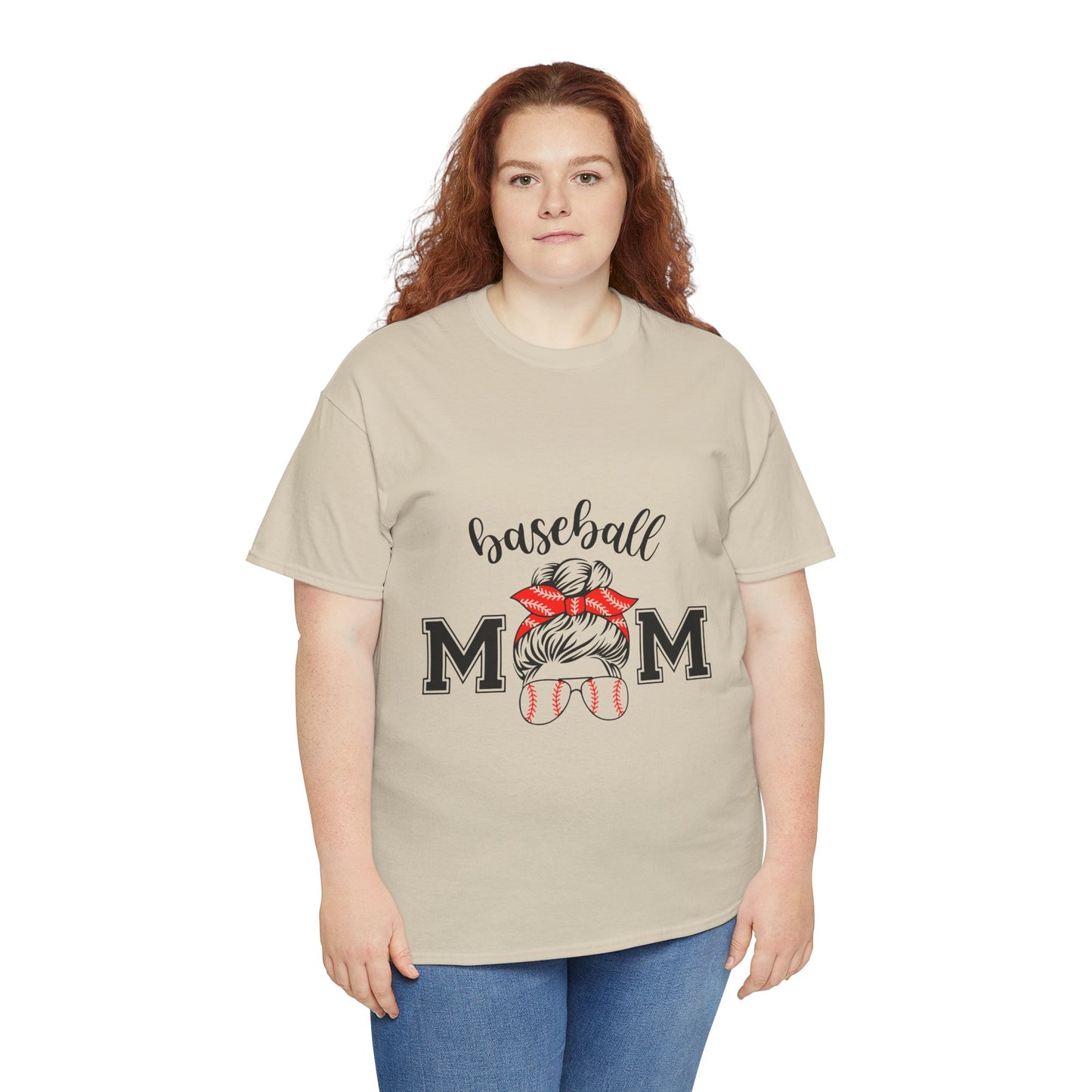 Baseball Mom Unisex Heavy Cotton Tee - Perfect for Game Day
