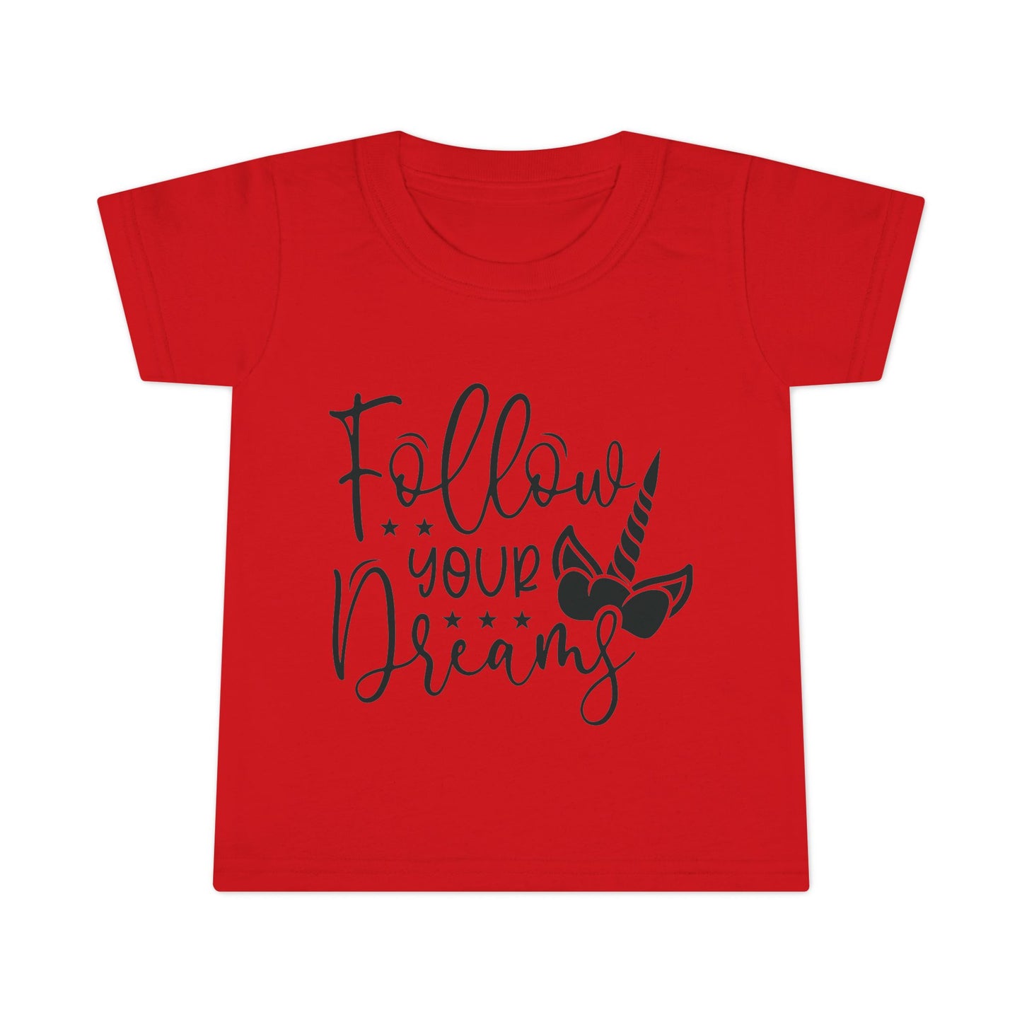Toddler T-Shirt - Follow Your Dreams Unicorn Tee