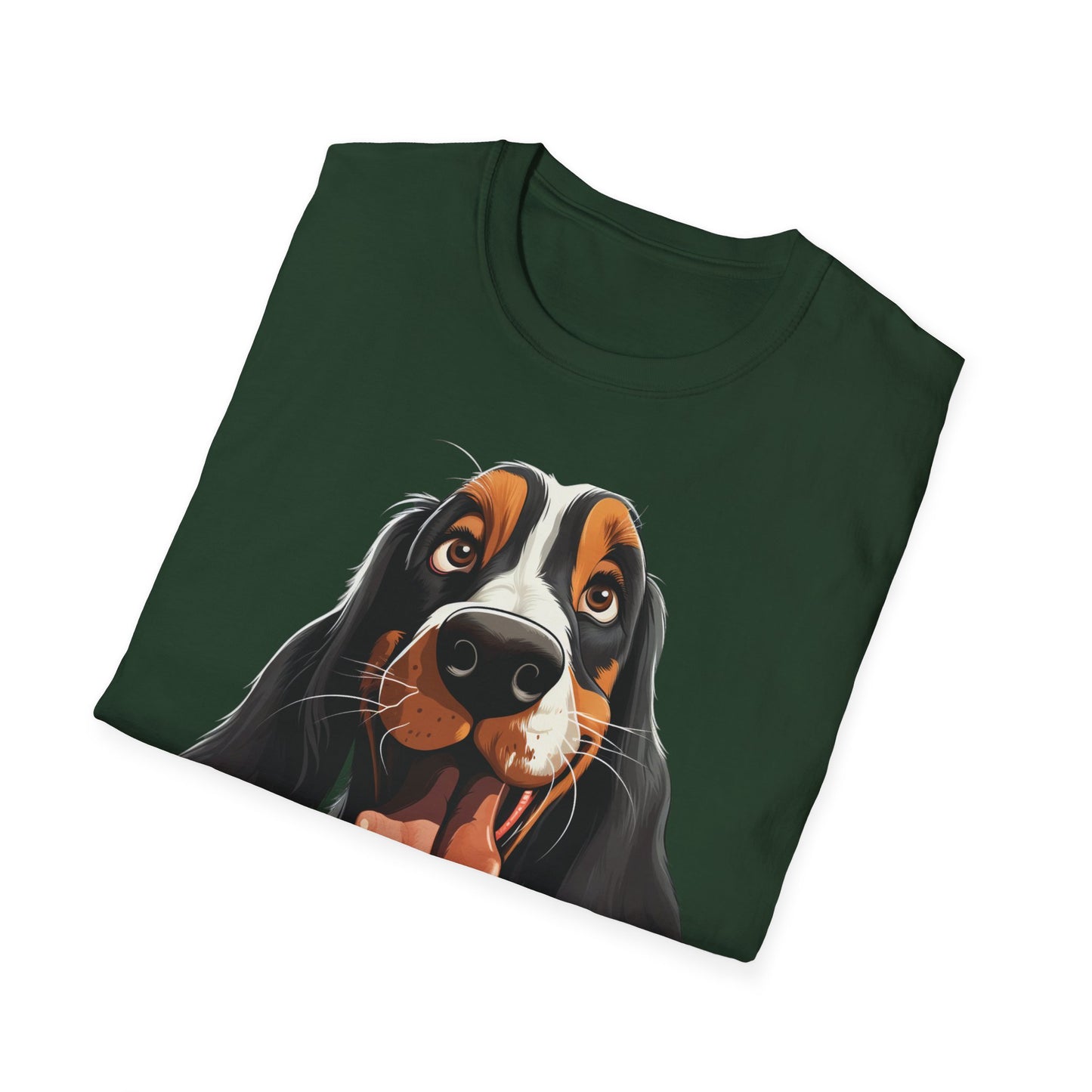 Cute Dog Graphic Unisex Softstyle T-Shirt - Perfect for Pet Lovers