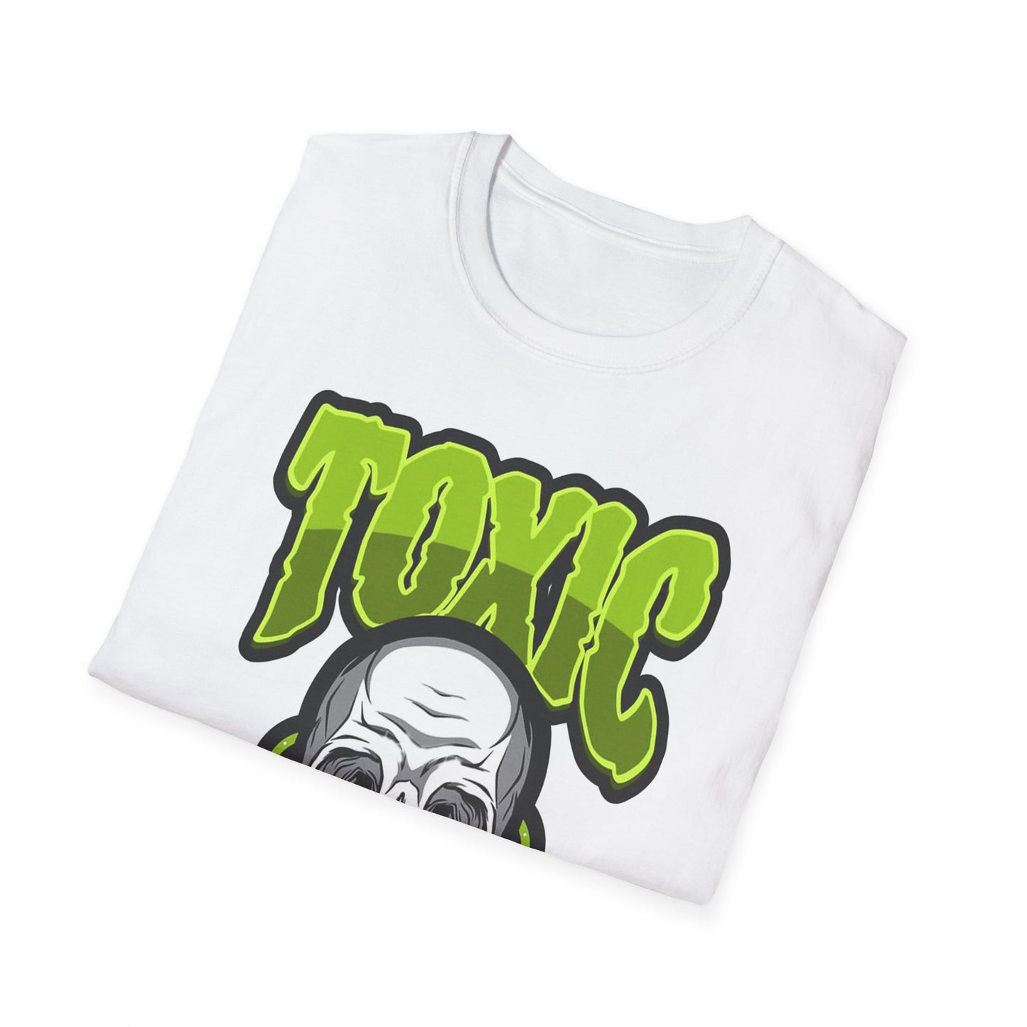 Toxic Skull Graphic Tee - Unisex Softstyle T-Shirt