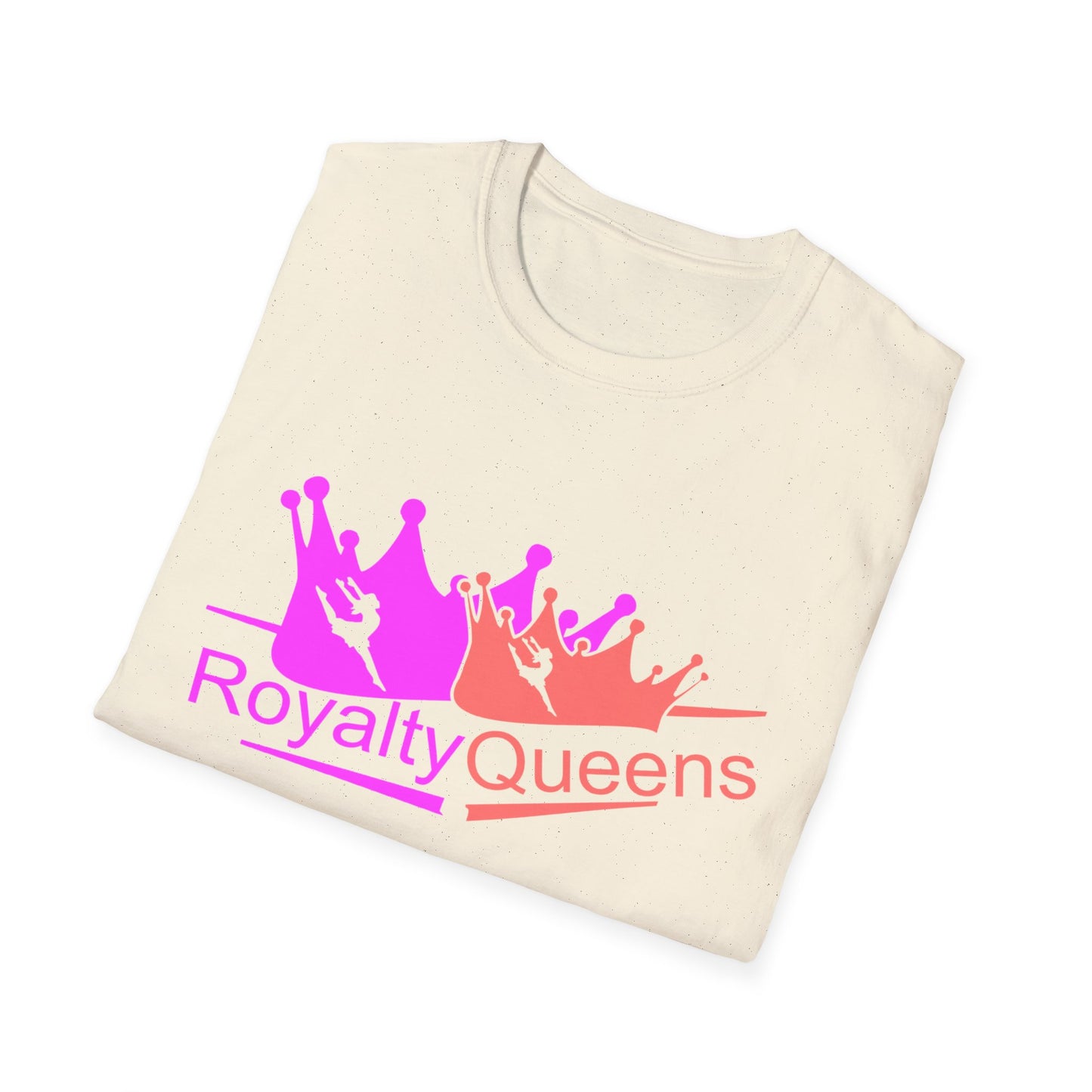 Royalty Queens Unisex Softstyle T-Shirt - Comfortable Casual Tee for Women, Birthday Gift, Queen Vibes, Party Wear, Empowerment Shirt