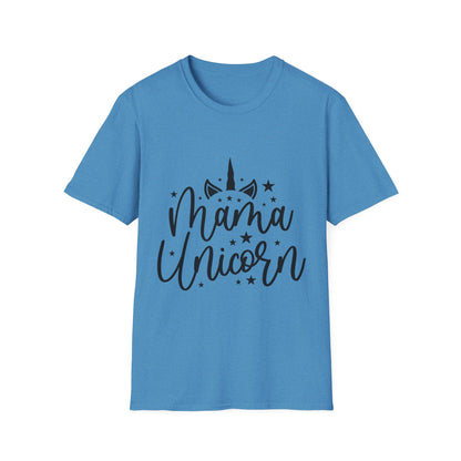Mama Unicorn Unisex Softstyle T-Shirt - Fun & Stylish Gift for Moms