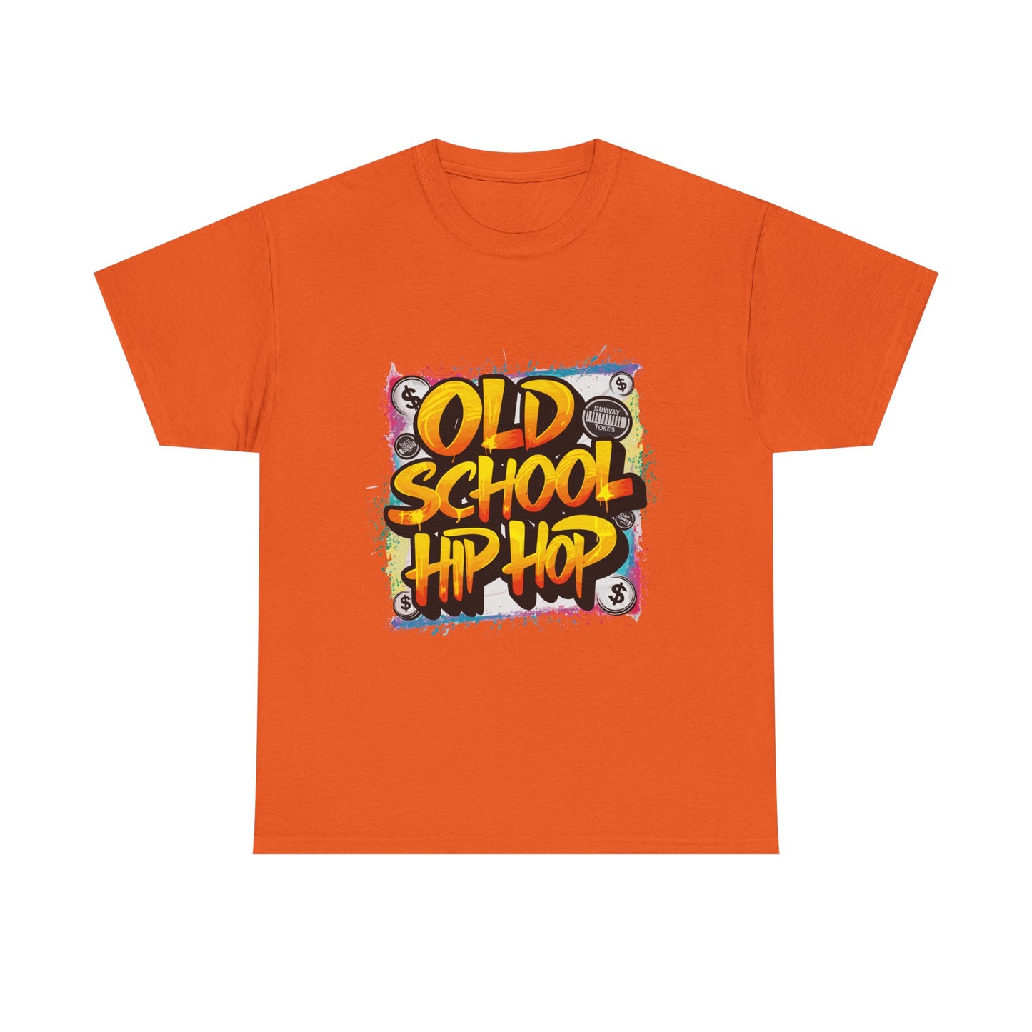 Old School Hip Hop Unisex Heavy Cotton Tee, Retro Streetwear Shirt, Gift for Music Lovers, Vintage Hip Hop Apparel, Cool Graphic Tee