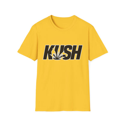 KUSH Graphic Unisex Softstyle T-Shirt - Cool Cannabis Vibe
