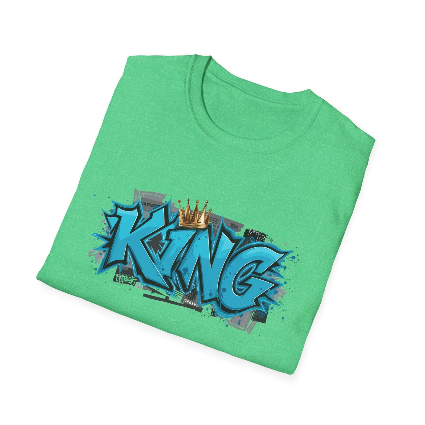 King Graffiti Unisex T-Shirt | Cool Urban Style Tee, Streetwear Fashion, Unique Gift for Him, Self-Expression, Birthday Present