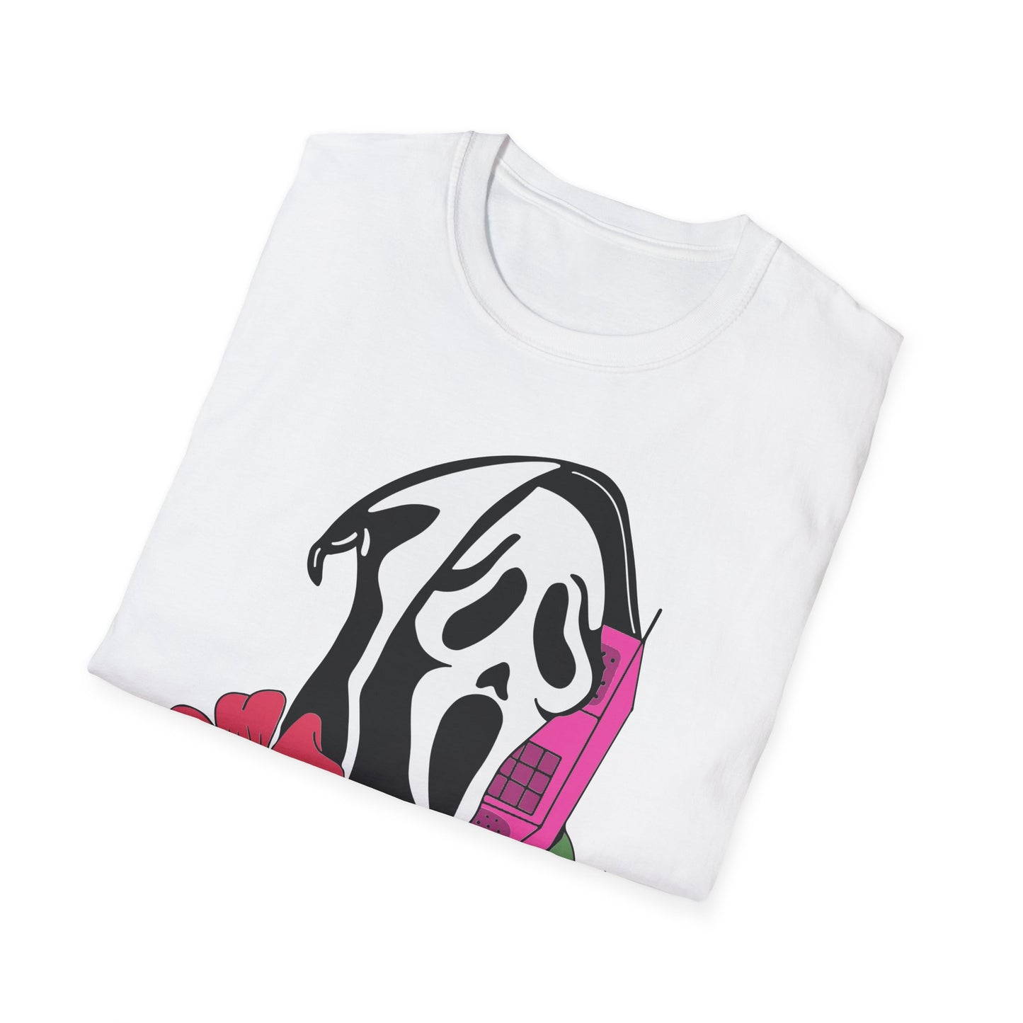 Call Me Horror T-Shirt, Unisex Graphic Tee, Halloween Costume, Spooky Gift, Movie Lover's Shirt, Floral Horror Tee