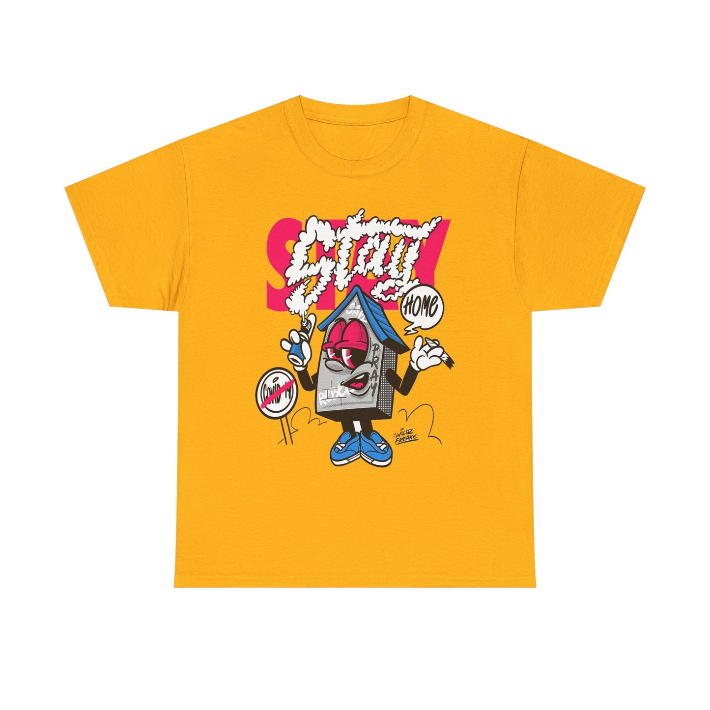 Street Art Unisex Heavy Cotton Tee - SNOT HOME Graphic Design