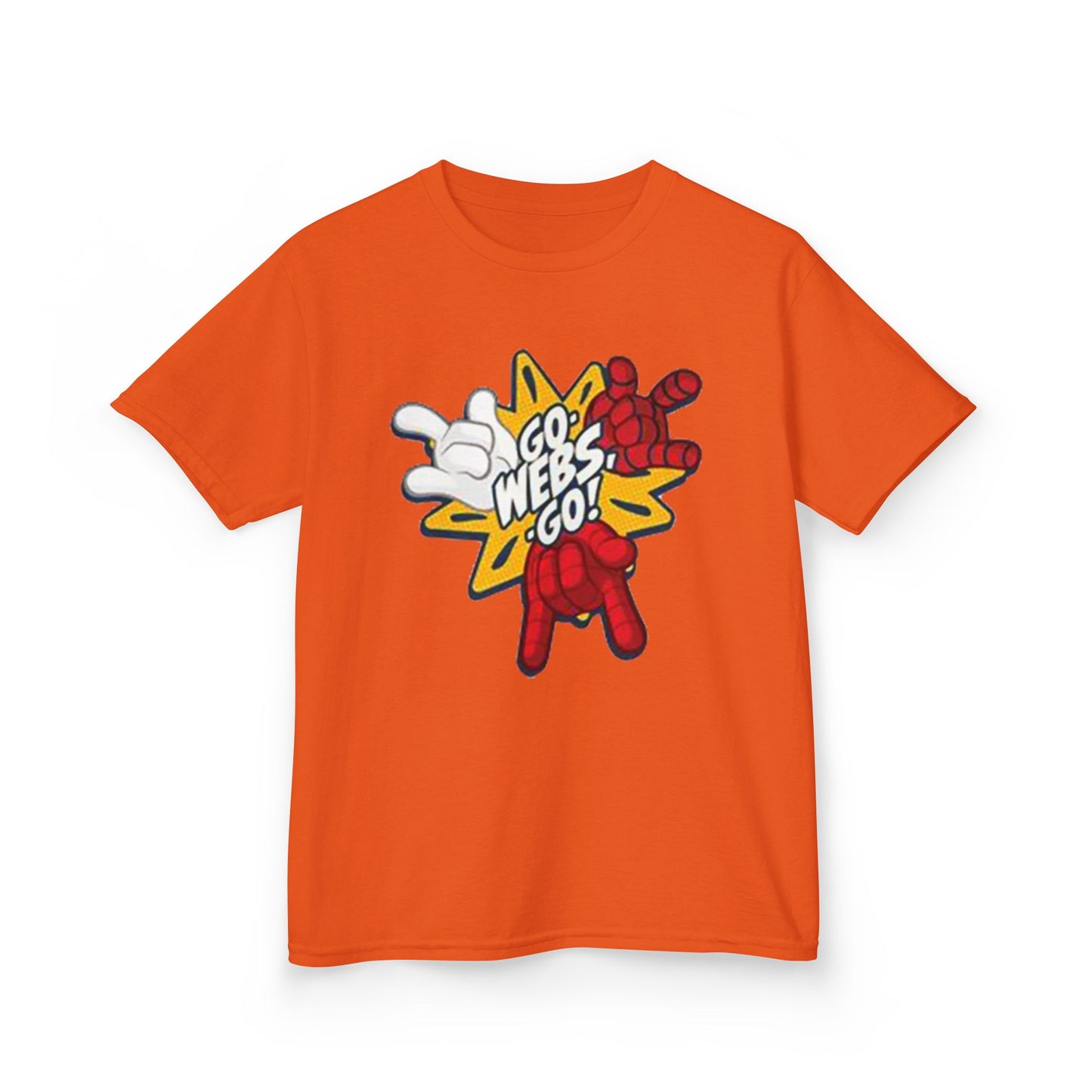 Kids Superhero Graphic Tee - Go Webs Go!