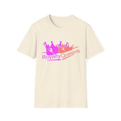 Royalty Queens Unisex Softstyle T-Shirt - Comfortable Casual Tee for Women, Birthday Gift, Queen Vibes, Party Wear, Empowerment Shirt