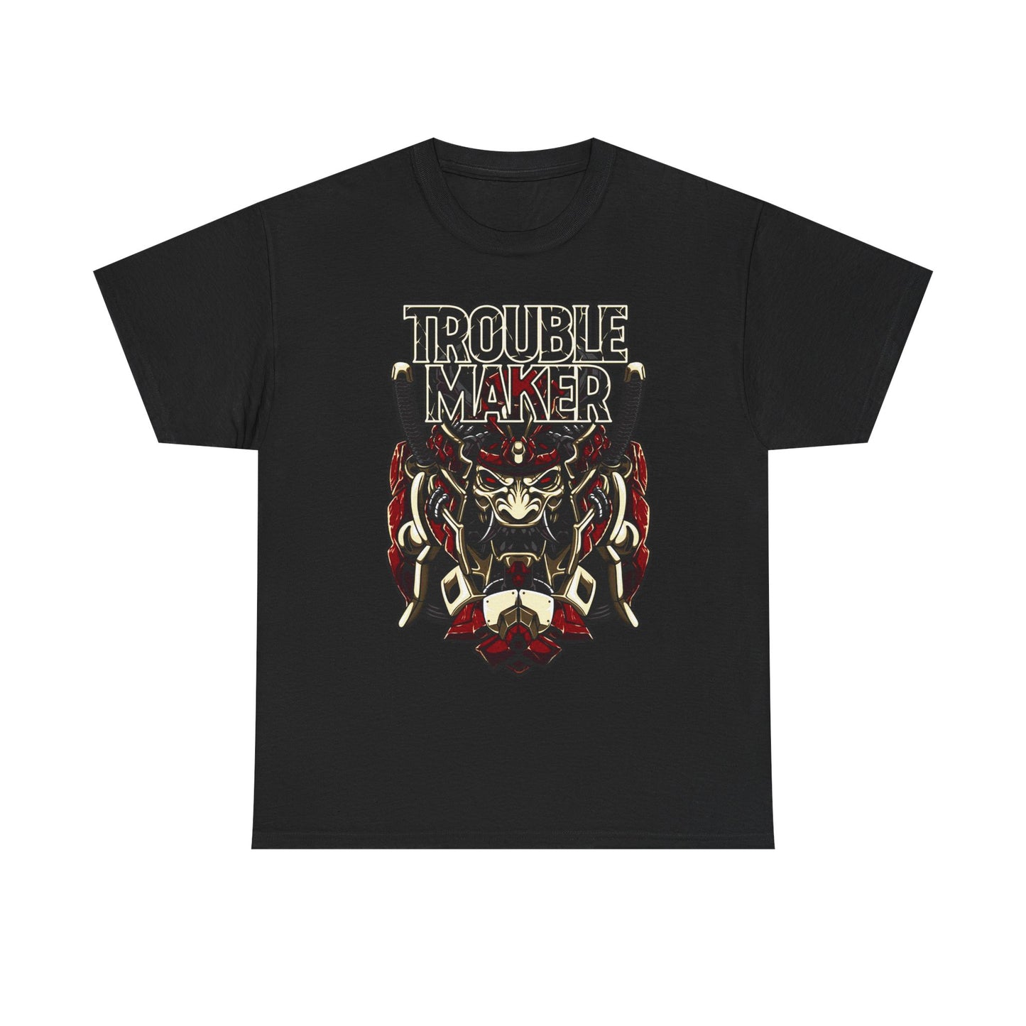 Trouble Maker Graphic Tee - Unisex Heavy Cotton Shirt for Rebels and Mischiefs