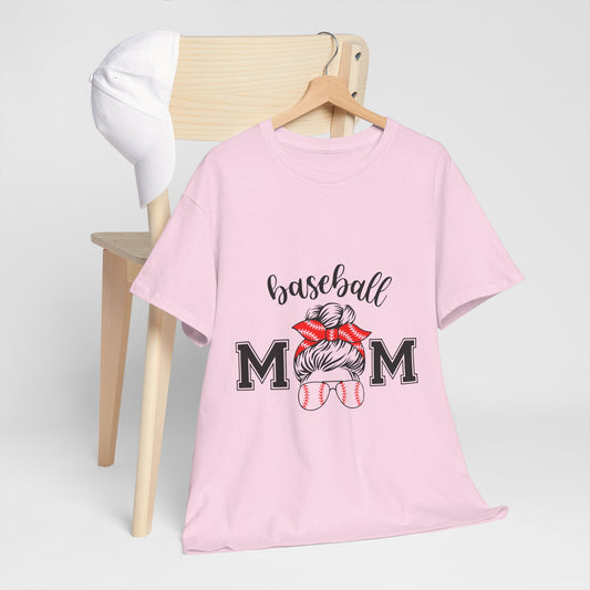 Baseball Mom Unisex Heavy Cotton Tee - Perfect for Game Day