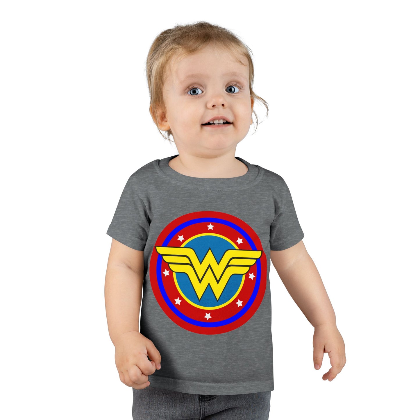 Wonder Woman Toddler T-Shirt, Superhero Tee, Kids Birthday Gift, Toddler Outfit, Superhero Apparel