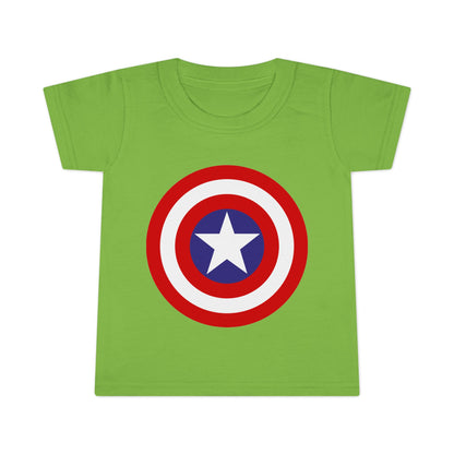 Captain Shield Toddler T-shirt, Kids Superhero Shirt, Birthday Outfit, Gift for Boys, Marvel Inspired Apparel