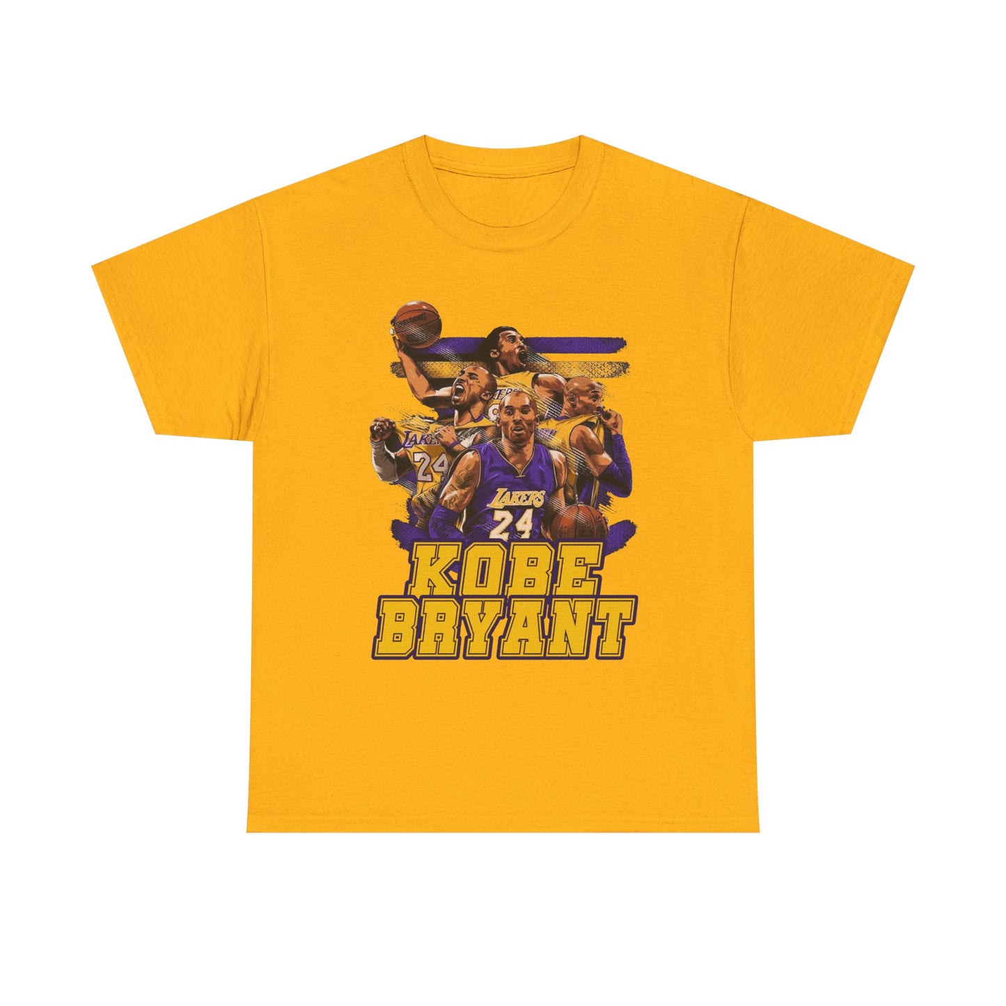 Kobe Bryant Tribute Unisex Heavy Cotton Tee - Basketball Legend Shirt