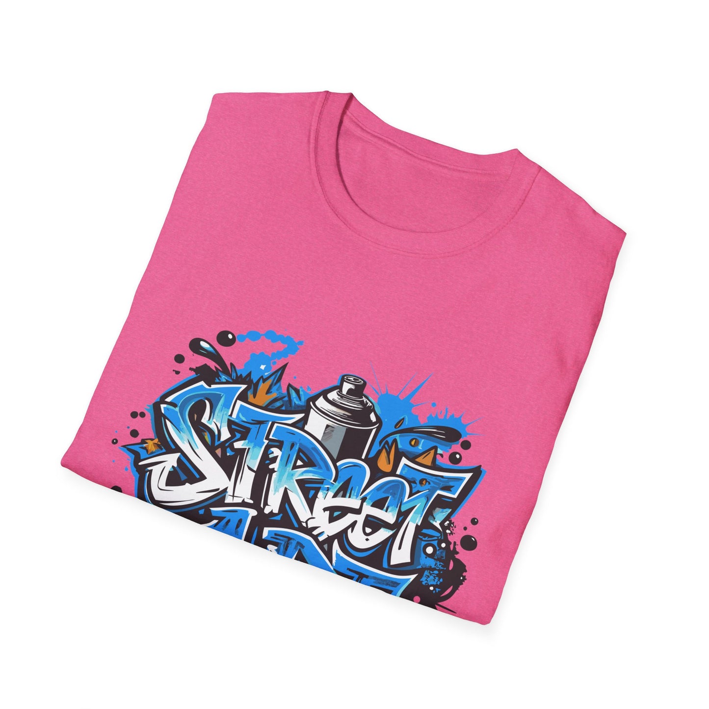 Street Art T-Shirt | Unisex Softstyle Tee, Graffiti Shirt, Urban Vibe Apparel, Casual Streetwear, Gift for Art Lovers