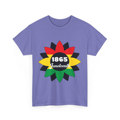 Juneteenth Celebration Tee - Unisex Heavy Cotton Shirt, African Heritage Apparel, Black History Month, 1865 Roots, Proud Culture Wear