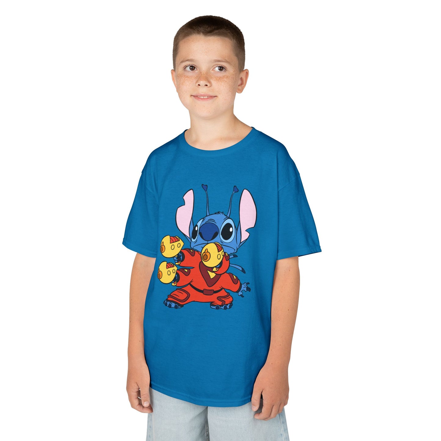 Colorful Kids Tee with Fun Cartoon Design