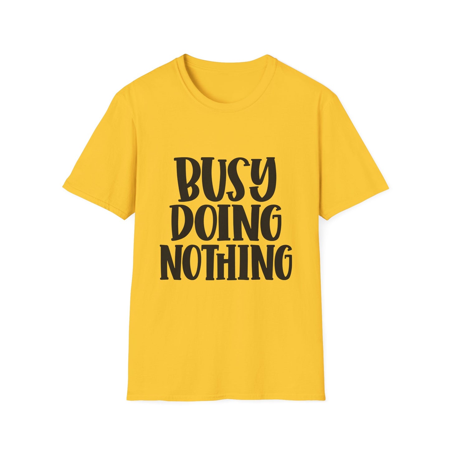 Busy Doing Nothing Unisex Softstyle T-Shirt | Relaxed Everyday Wear