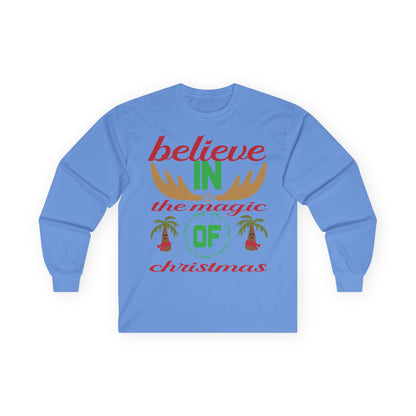 Believe in the Magic of Christmas Long Sleeve Tee, Holiday Apparel, Unisex Christmas Shirt, Festive Holiday Gift, Winter Clothing, [...]