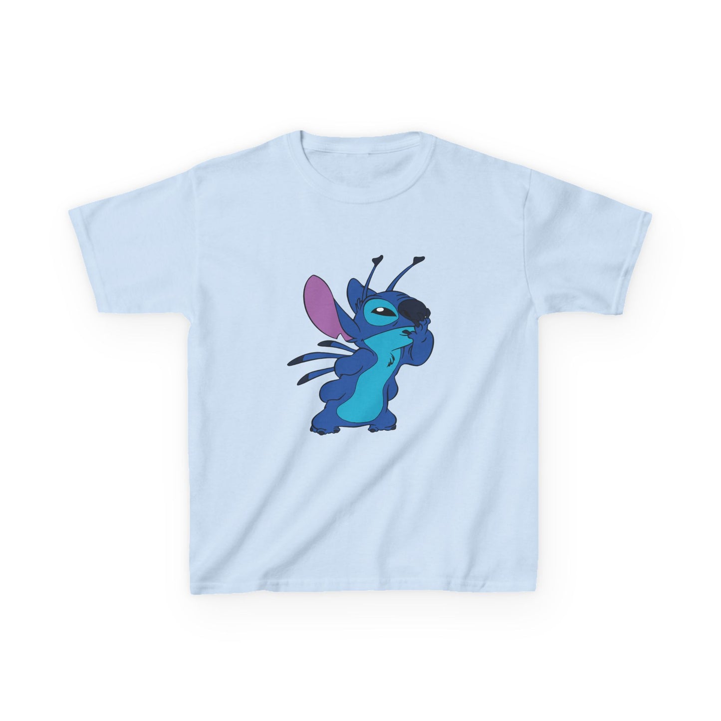 Kids Cotton Tee - Cute Stitch Design for Fun Adventures
