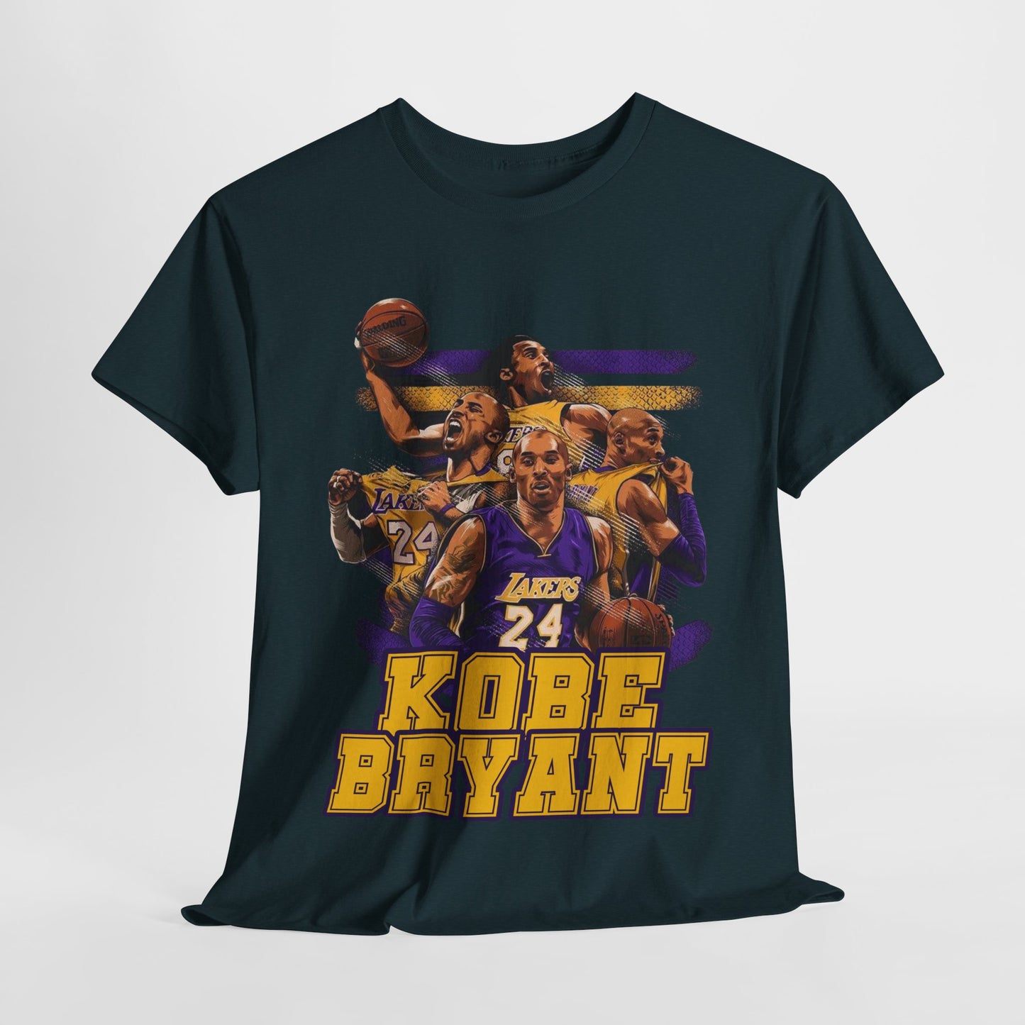Kobe Bryant Tribute Unisex Heavy Cotton Tee - Basketball Legend Shirt