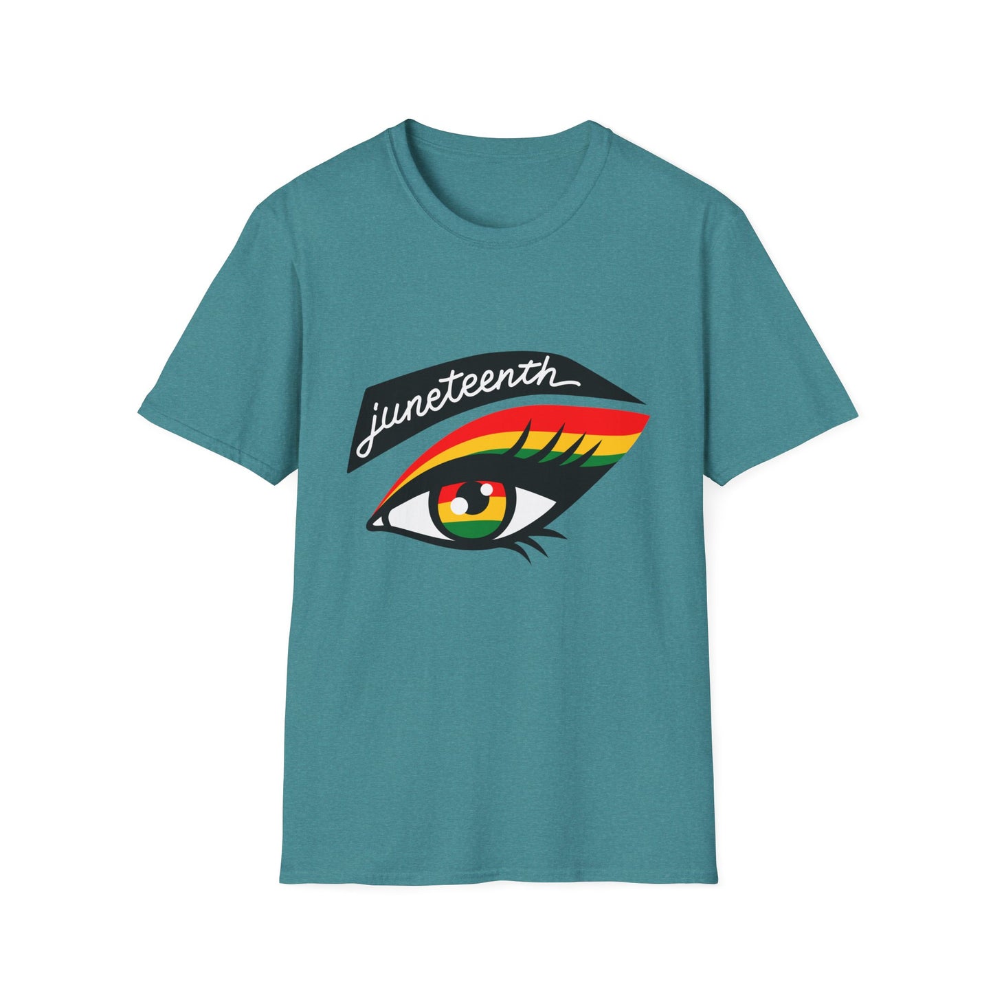 Juneteenth Eye Graphic T-Shirt, Unisex Tee, Afrocentric Apparel, Celebratory Wear, Black History Month Gift, Inclusive Fashion