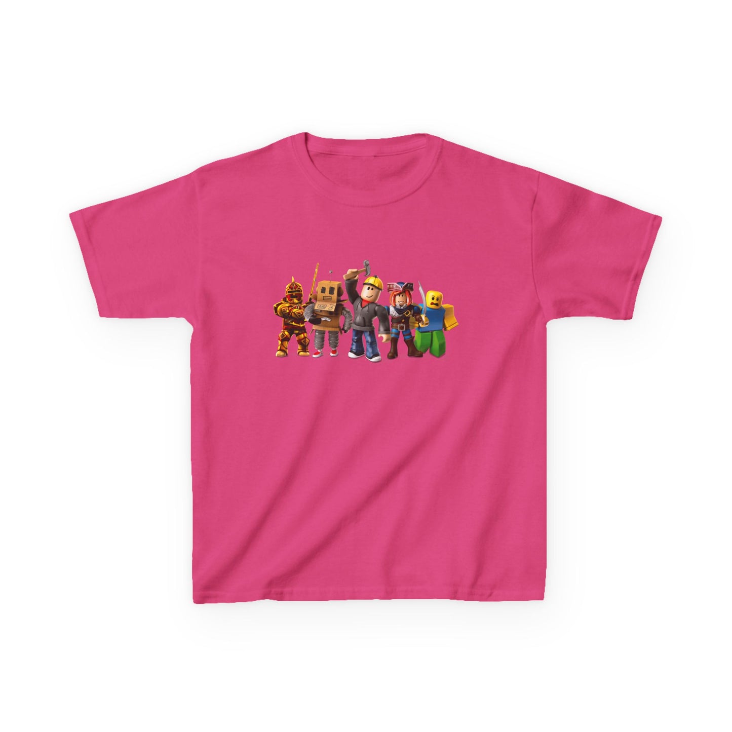 Minecraft Characters Kids Tee, Gamer T-Shirt, Fun Casual Wear, Birthday Gift, Children's Apparel