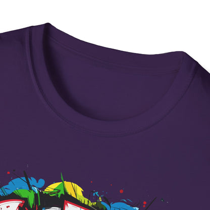Vibrant Graphic T-Shirt for Creative Souls | Perfect for Art Lovers, Graphic Tee, Gift for Artists, Casual Style, Streetwear
