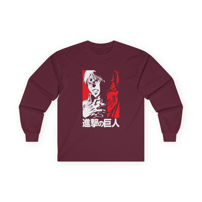 Attack on Titan Anime Long Sleeve Tee — Shingeki no Kyojin Graphic Shirt