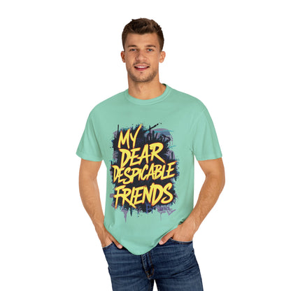 Despicable Friends Graphic Tee, Unisex T-Shirt, Casual Wear, Gift for Friends, Fun Statement Shirt, Graphic Tee for Fans
