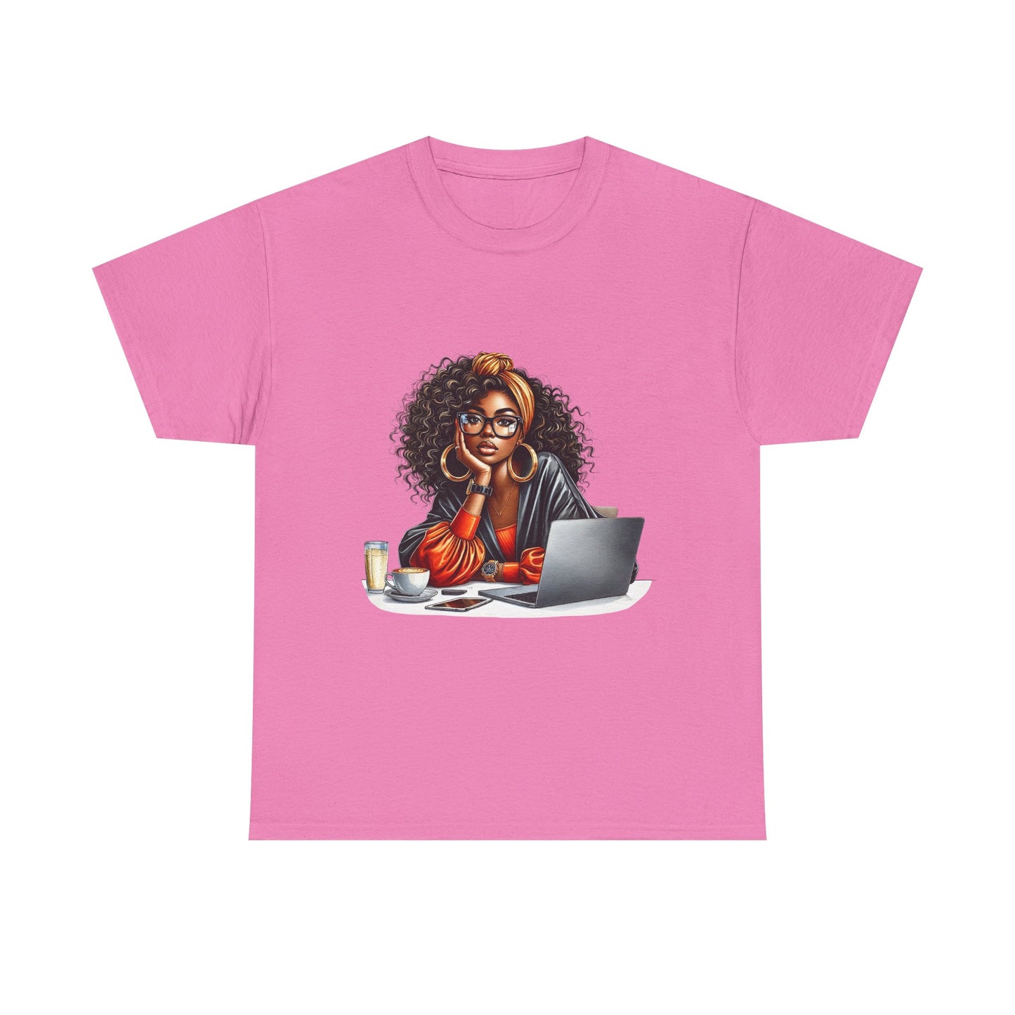Creative Work From Home Unisex Heavy Cotton Tee