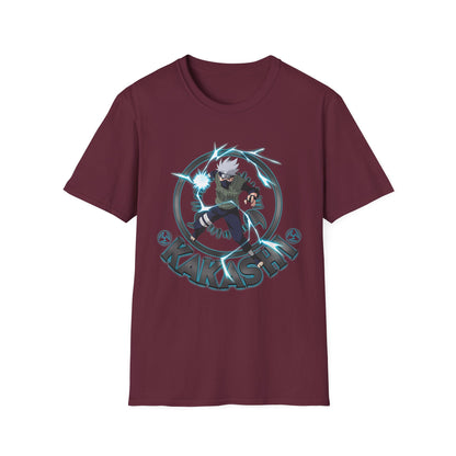 Kakashi Unisex Softstyle T-Shirt - Perfect for Anime Fans