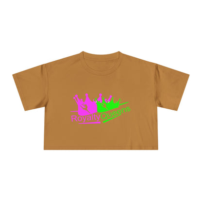 Royalty Queens Women's Crop Tee | Fun, Trendy Shirt for Celebrations, Gifts, Parties, Everyday Wear, Self-Expression