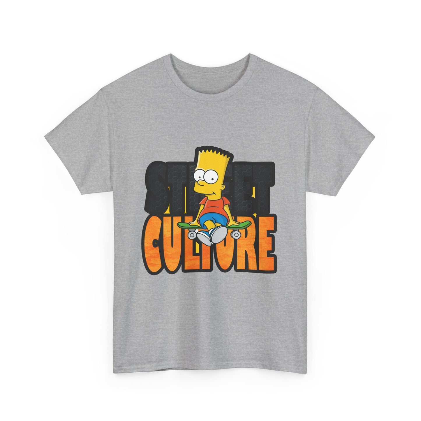 Retro Bart Simpson Unisex Heavy Cotton Tee - Street Culture Vibe