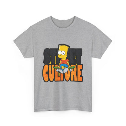 Retro Bart Simpson Unisex Heavy Cotton Tee - Street Culture Vibe
