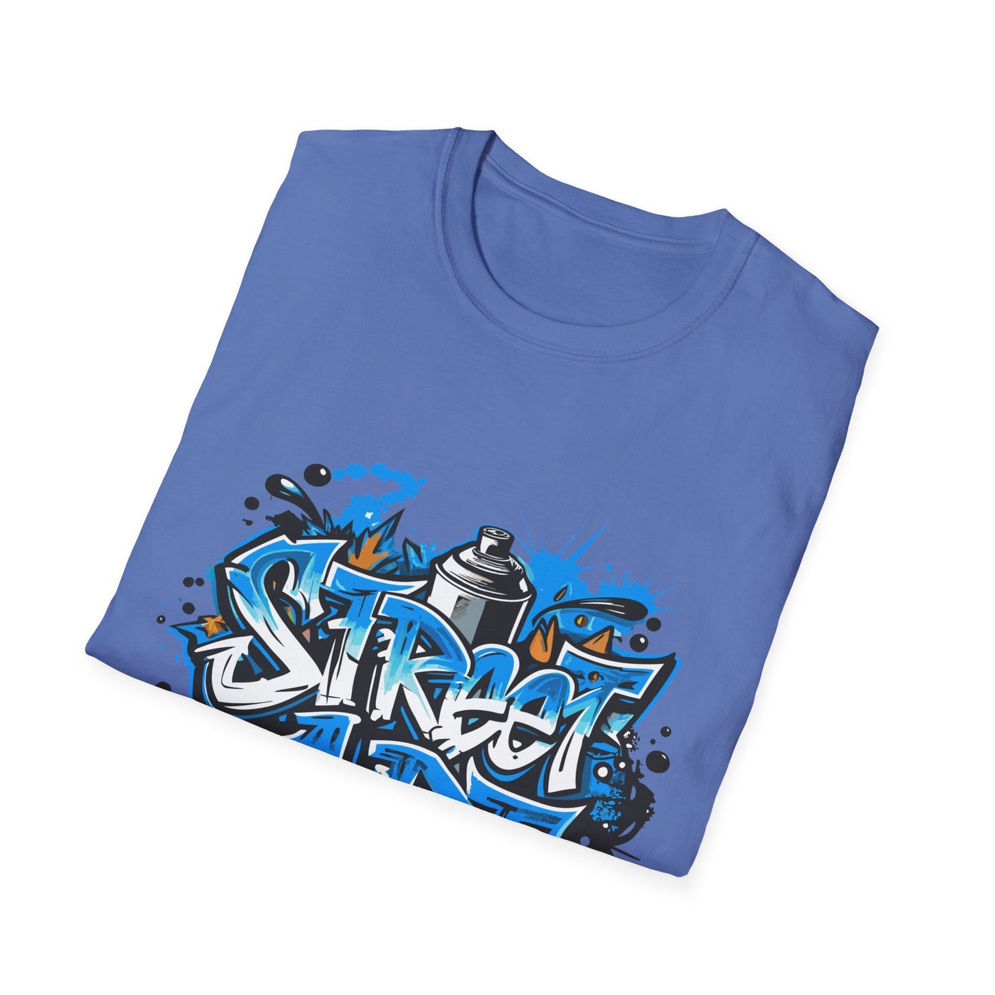 Street Art T-Shirt | Unisex Softstyle Tee, Graffiti Shirt, Urban Vibe Apparel, Casual Streetwear, Gift for Art Lovers