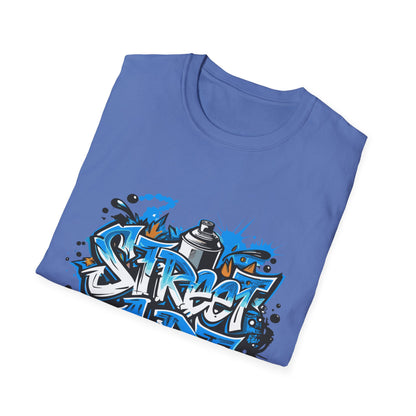 Street Art T-Shirt | Unisex Softstyle Tee, Graffiti Shirt, Urban Vibe Apparel, Casual Streetwear, Gift for Art Lovers