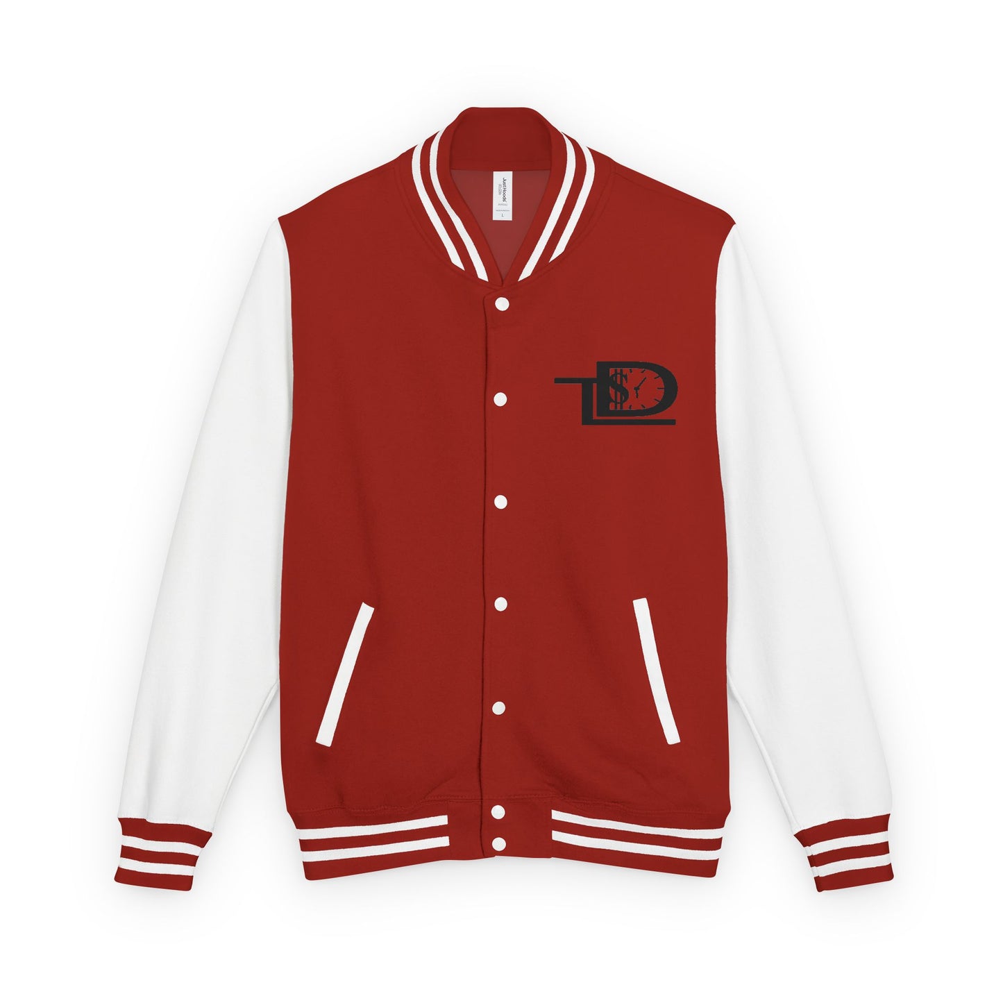 Trendy Unisex Heavyweight Letterman Jacket with Art Design