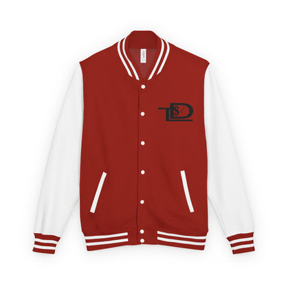 Trendy Unisex Heavyweight Letterman Jacket with Art Design
